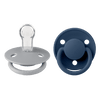 De Lux Szilikon Cumi 2 db (0-3 év) Cloud Steel Blue Bibs