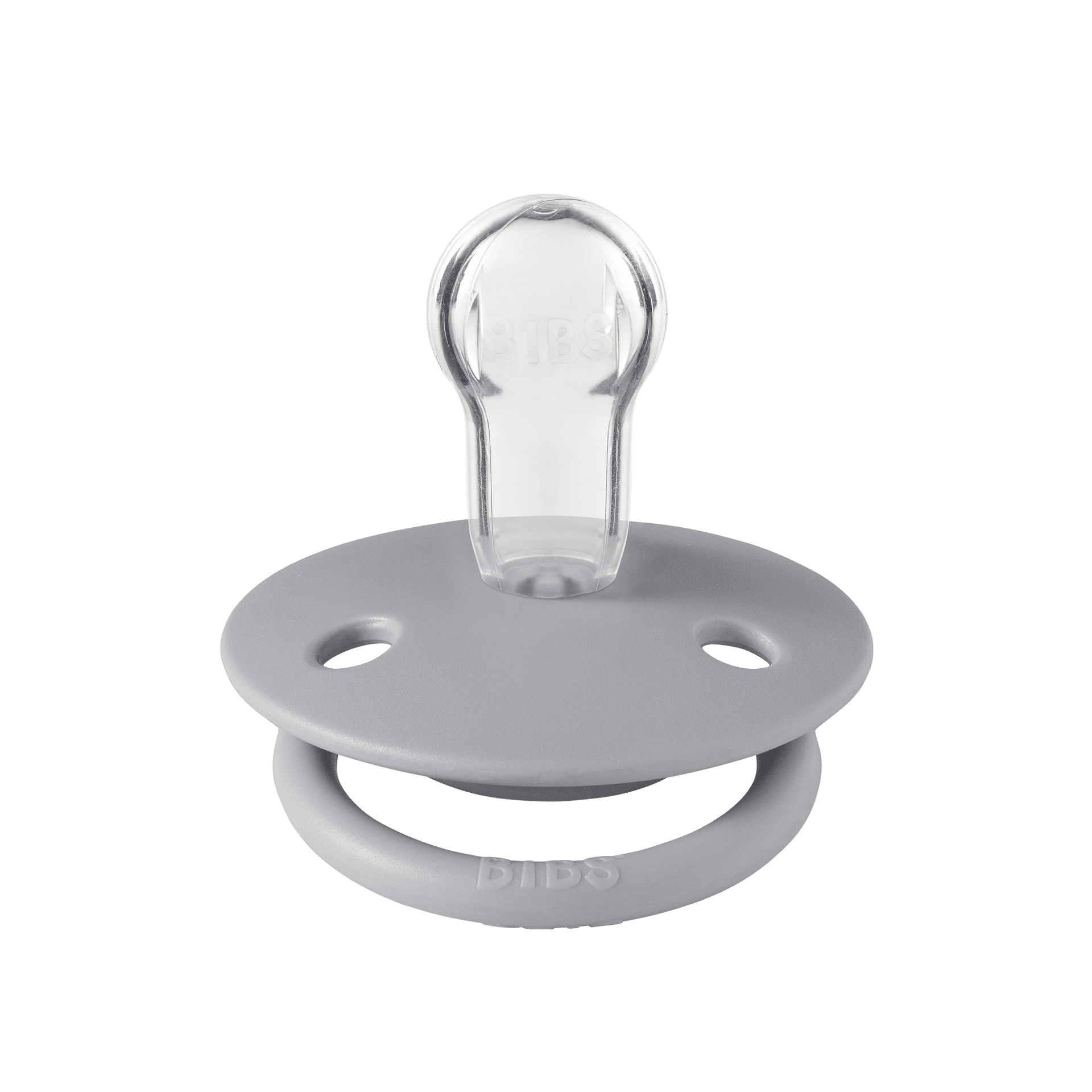 De Lux Szilikon Cumi 2 db (0-3 év) Cloud Steel Blue Bibs