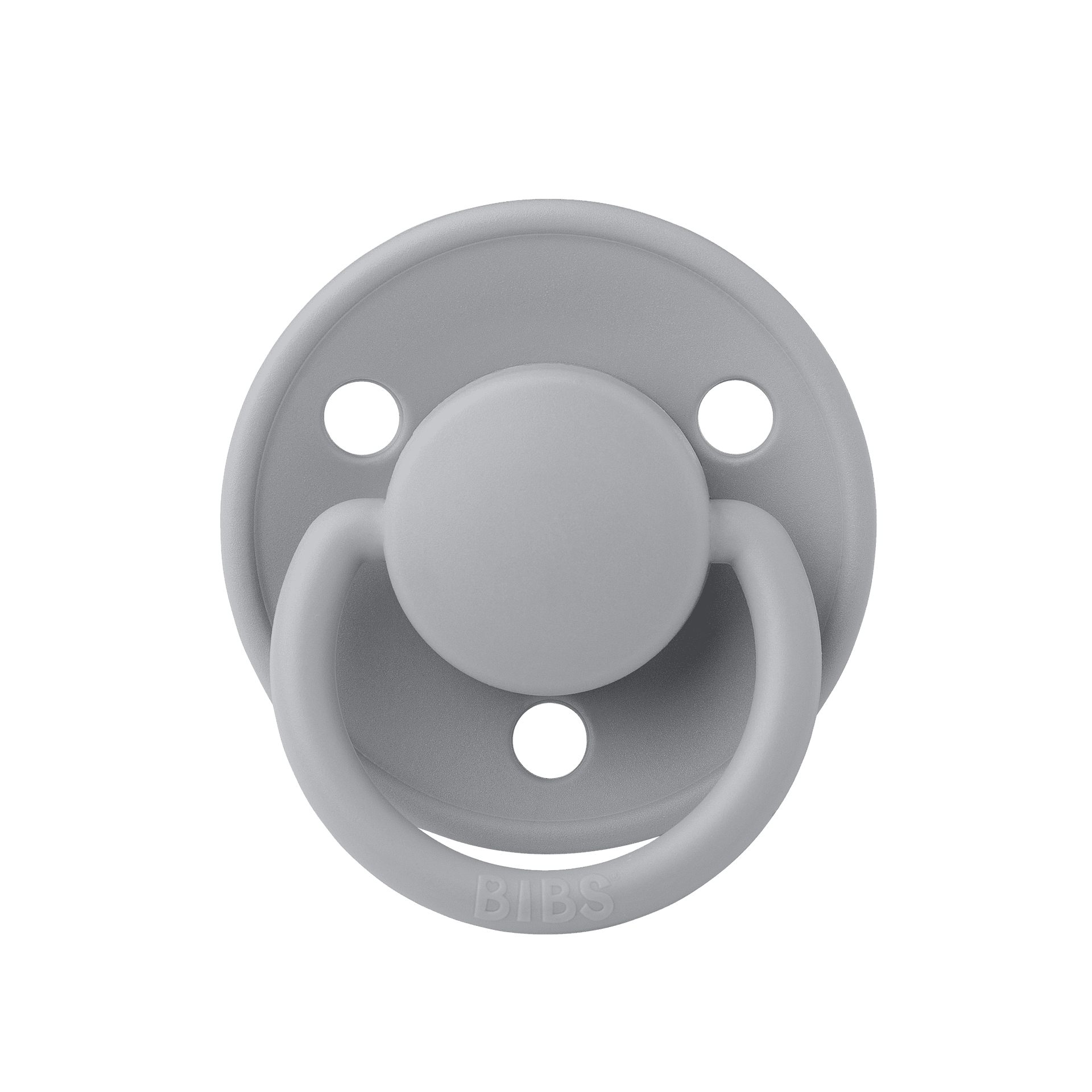 De Lux Szilikon Cumi 2 db (0-3 év) Cloud Steel Blue Bibs