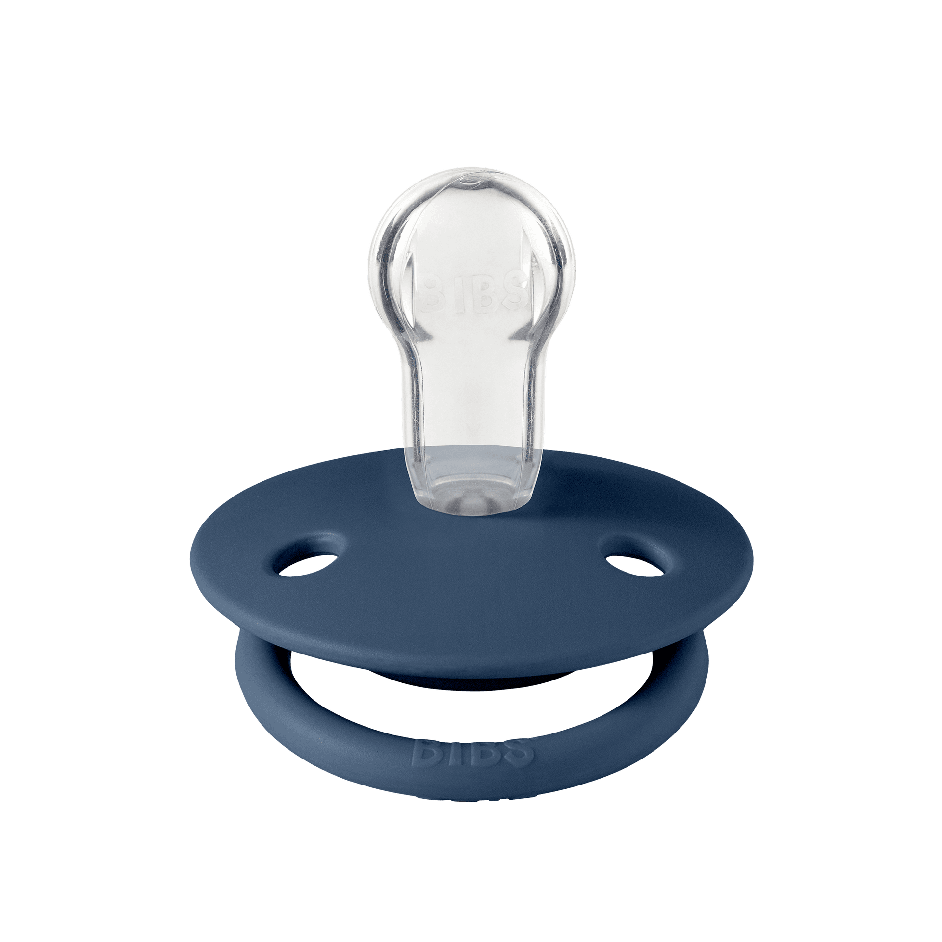 De Lux Szilikon Cumi 2 db (0-3 év) Cloud Steel Blue Bibs