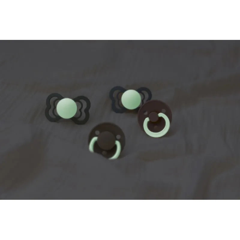 De Lux Силиконов Биберон 2 Бр. (0 3 Г.) Sage Glow Cloud Glow Bibs