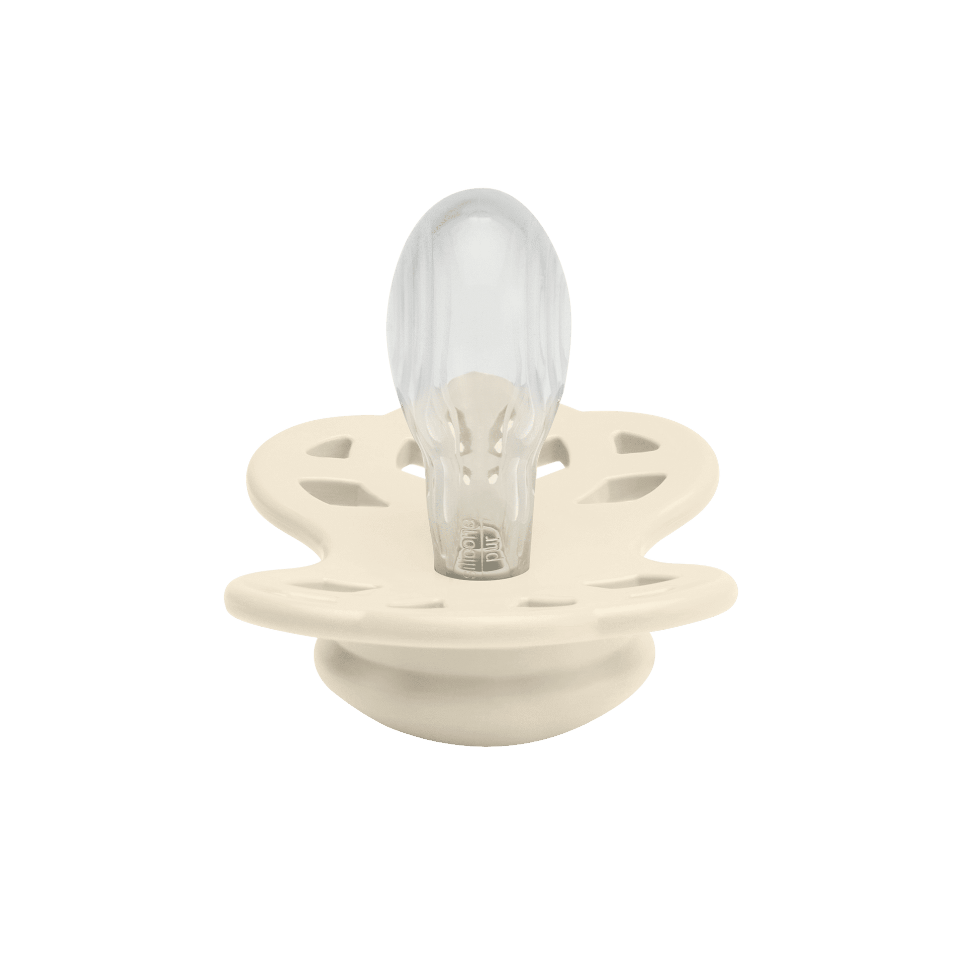 Infinity Силиконов Биберон Symmetrical 1 Бр. (6 18 М.) Ivory Bibs