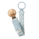 Клипс За Залъгалка Paci Braid Baby Blue Ivory Bibs