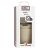 Bibs Vanília cumisüveg szett kupakkal, 2 db