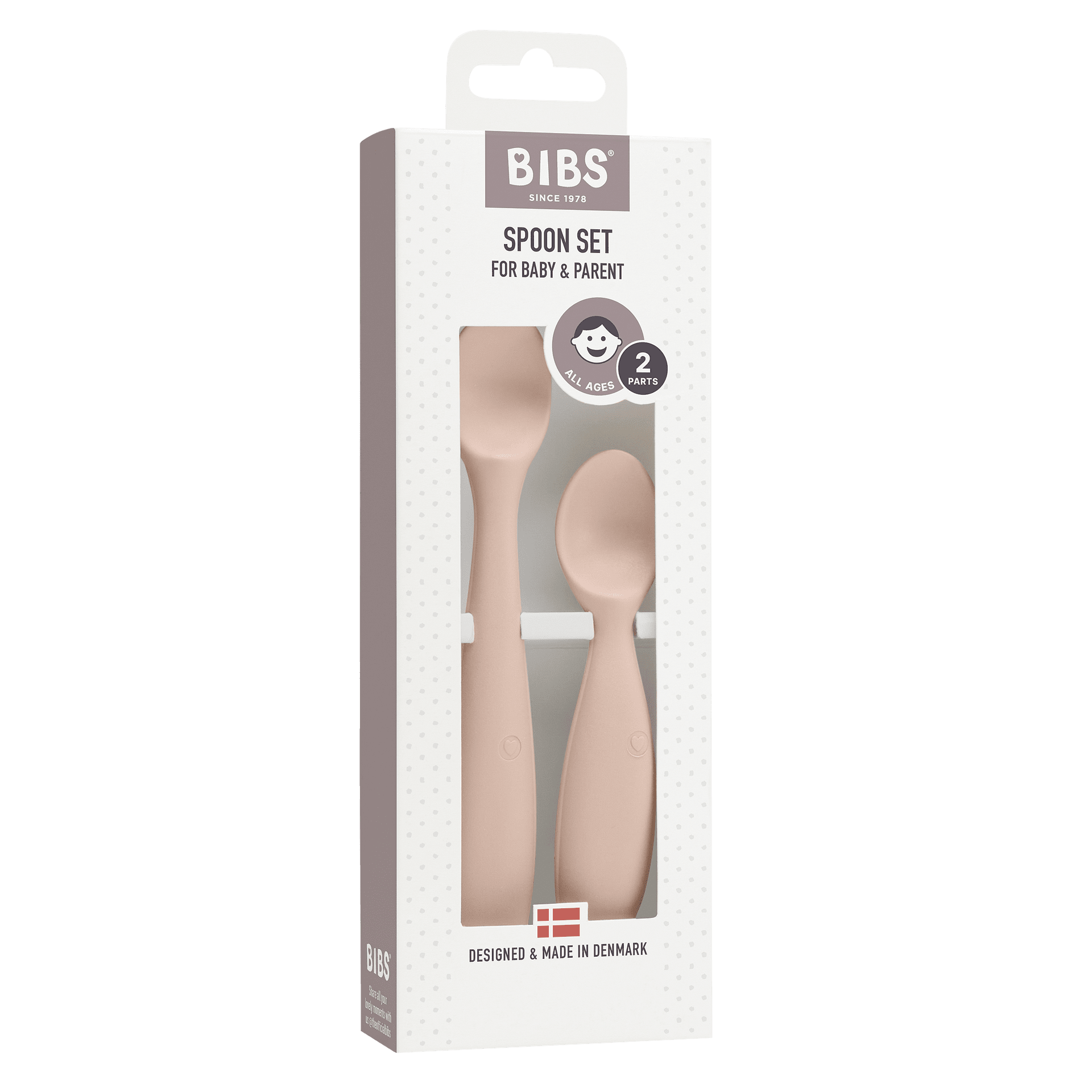 Bibs Blush Etetőkanál Készlet, 2 db