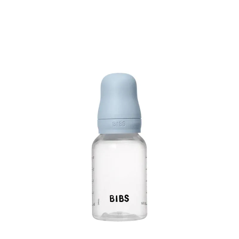 Комплект С Бебешка Бутилка 150 Мл. (каучук) Baby Blue Bibs