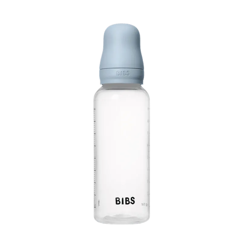 Комплект С Бебешка Бутилка 270 Мл. (каучук) Baby Blue Bibs