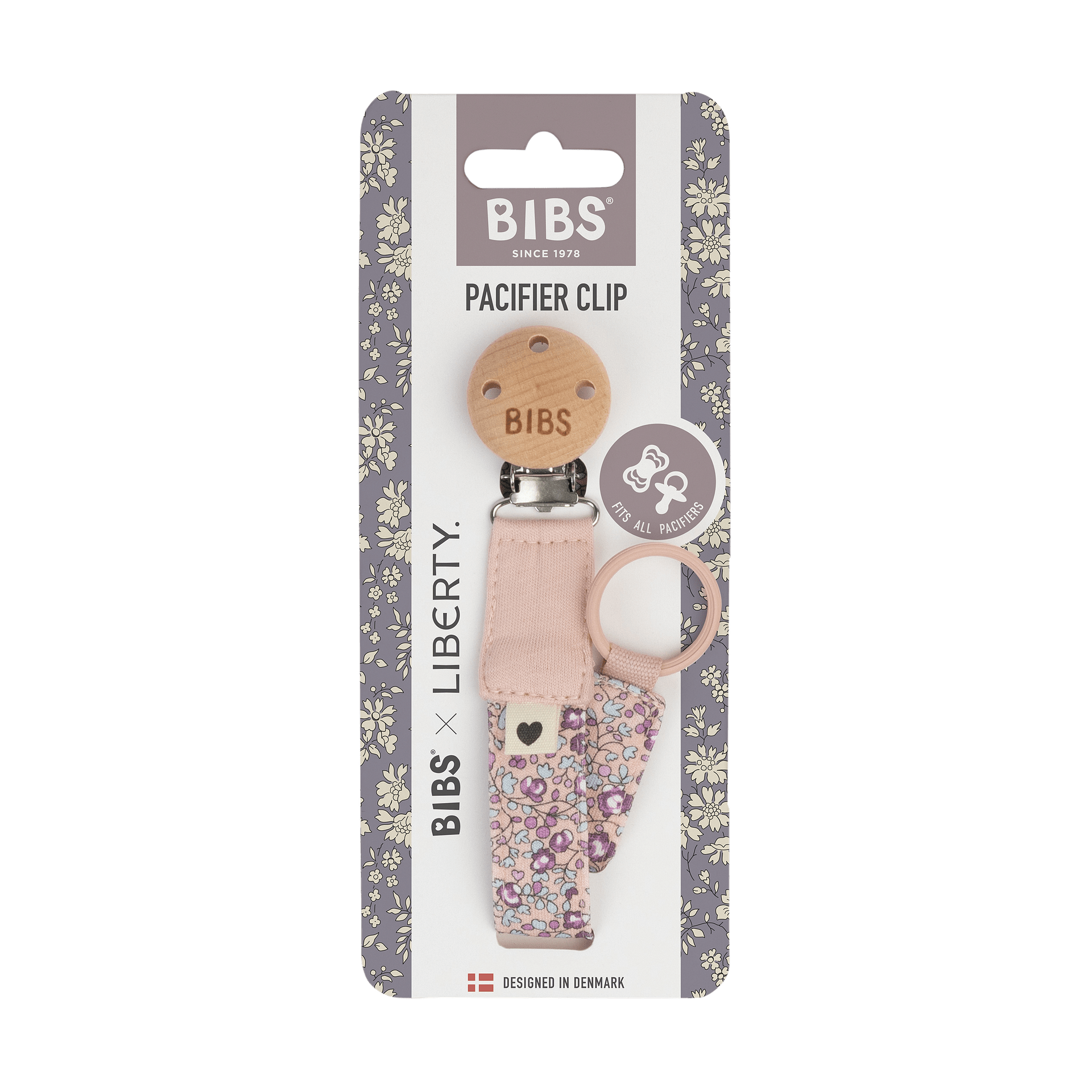 Liberty Клипс За Залъгалка Eloise Blush Bibs