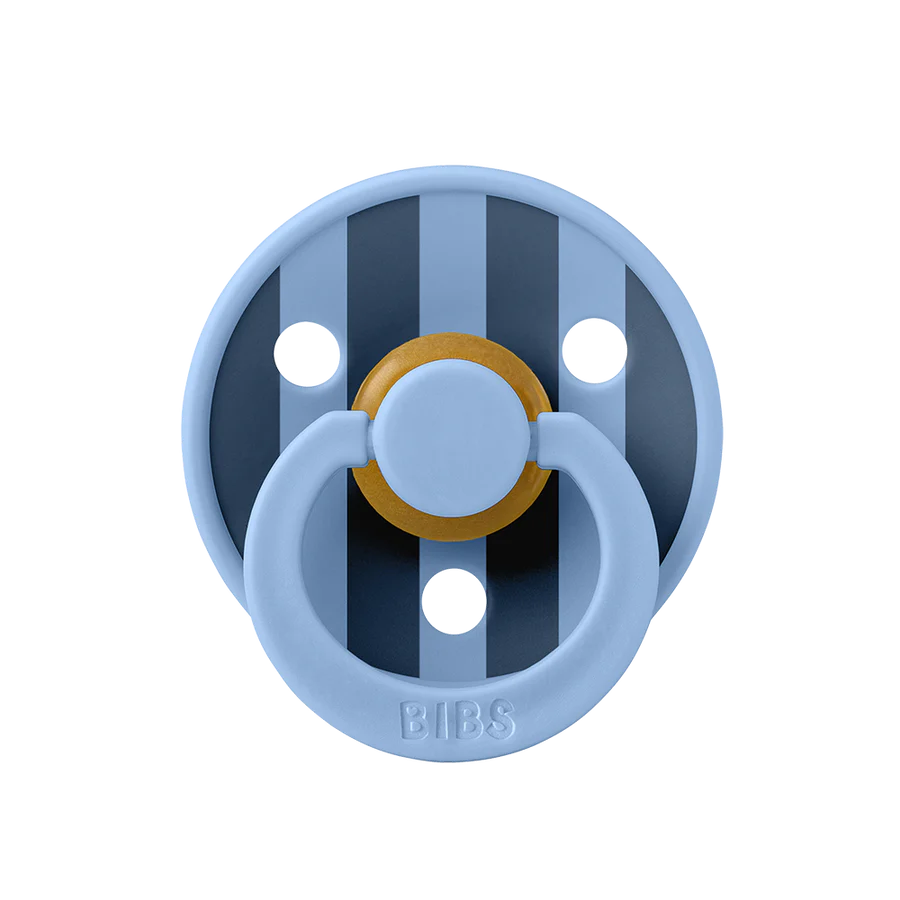 Studio Colour Каучуков Биберон 1 Бр. (0 6 М.) Block Sky Blue Bibs
