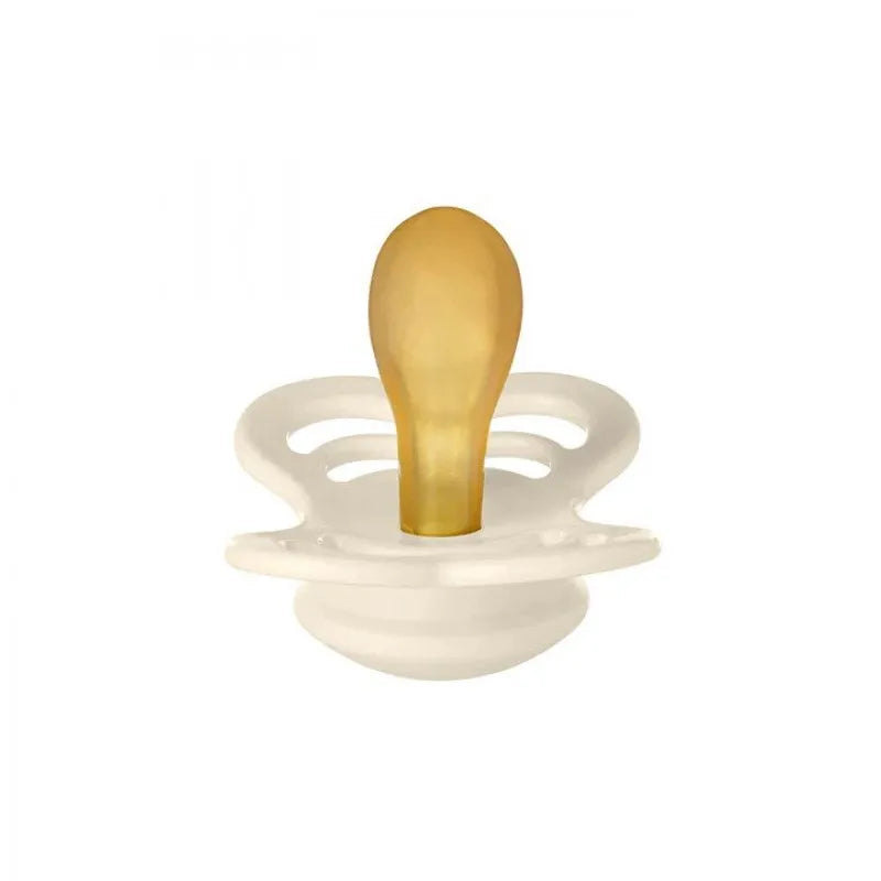 Supreme Kaucsuk Cumi 2 db. (6-18 hó) Ivory Sage Bibs