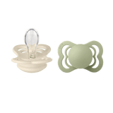 Supreme Gumi cumi 2 db (0-6 hó) Ivory Sage Bibs