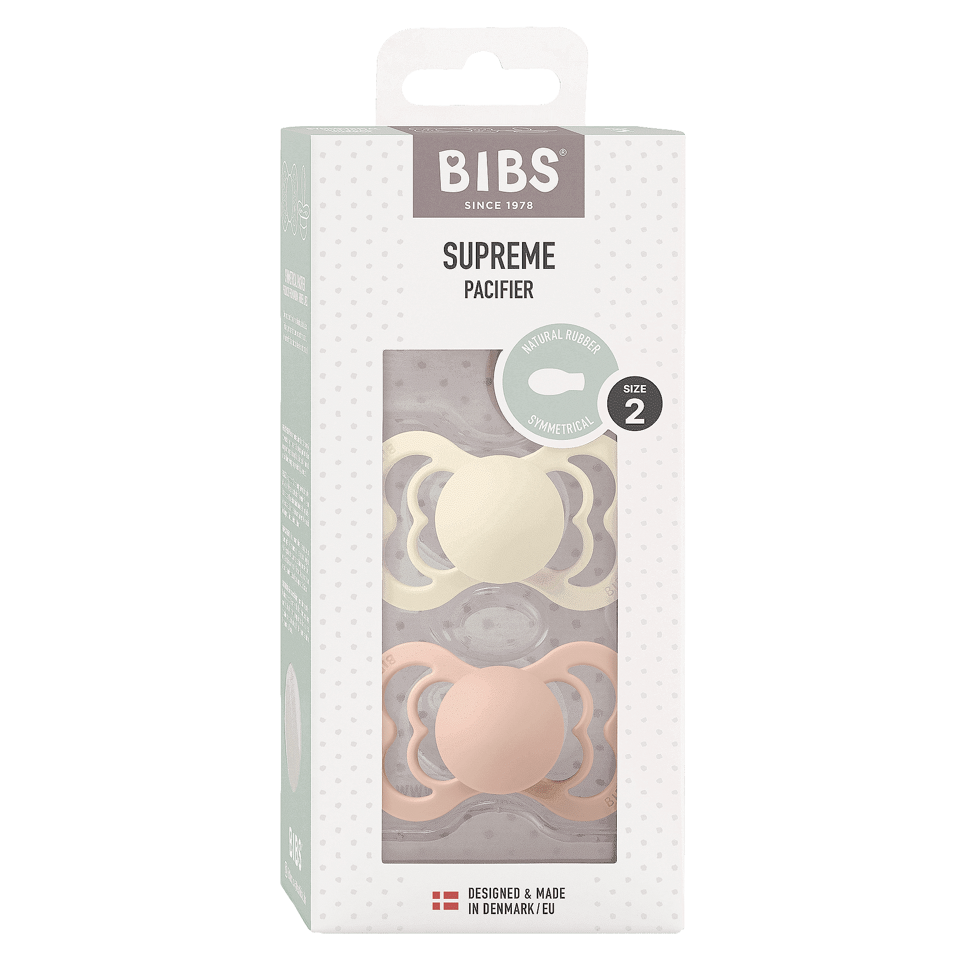 Supreme Gumi Cumi, 2 db. (6-18 hó) Ivory Blush Bibs