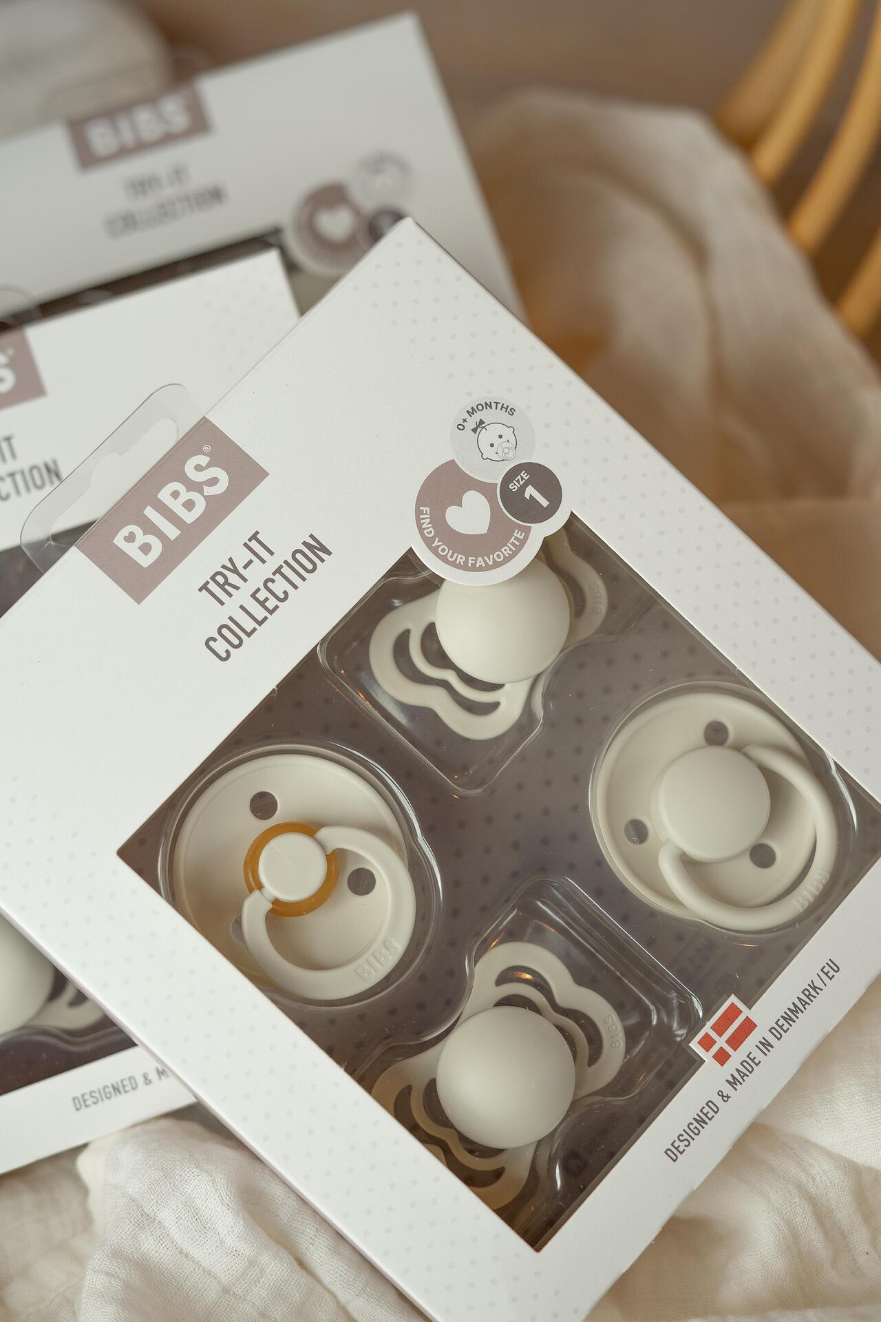 Try It Collection Биберони Силикон Каучук 4 Бр. Ivory Bibs