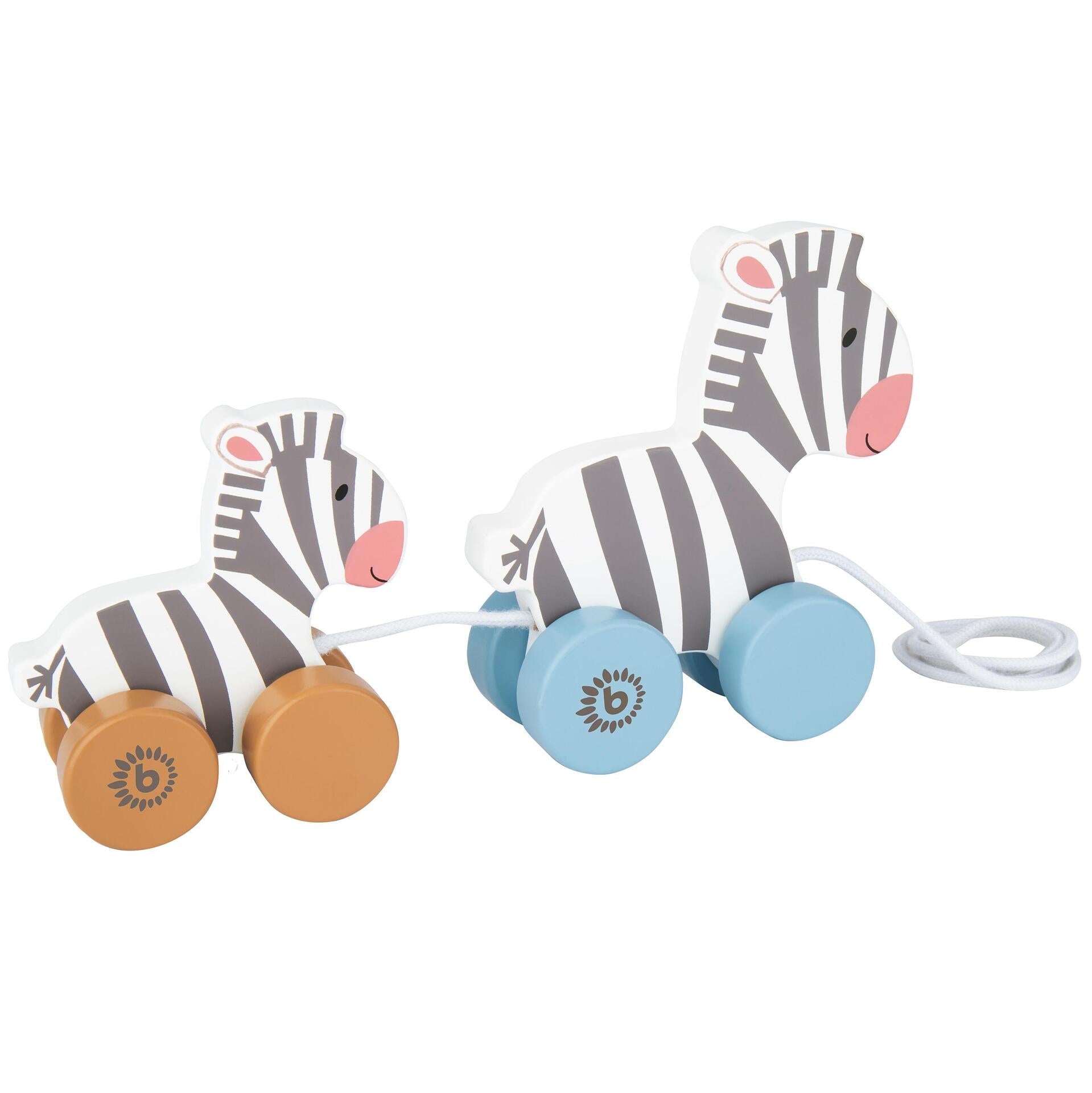 Дървена Играчка За Дърпане Зебри 24330029 Bieco