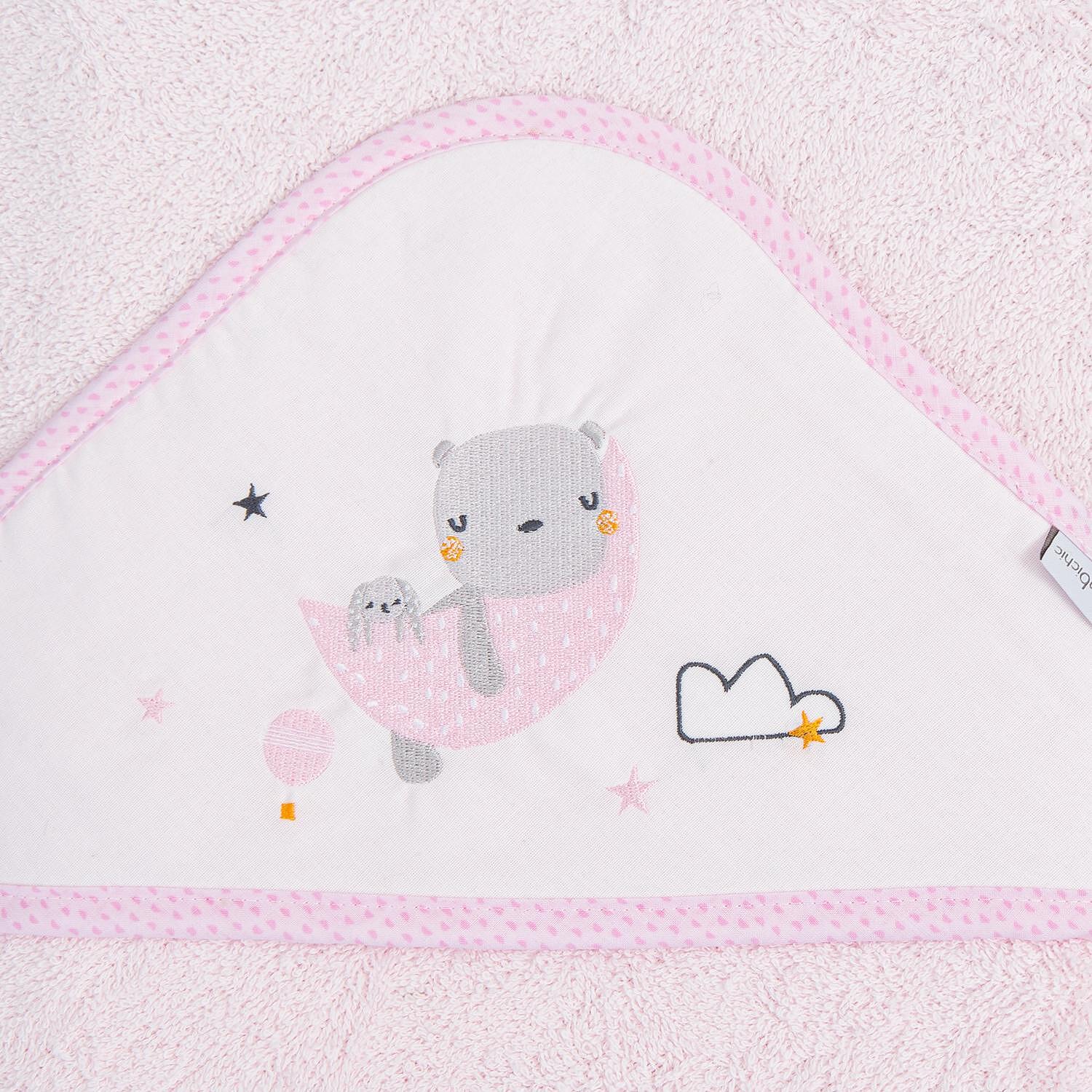Бебешка Хавлия С Качулка 100x100 См. Volare Pink Bimbidreams
