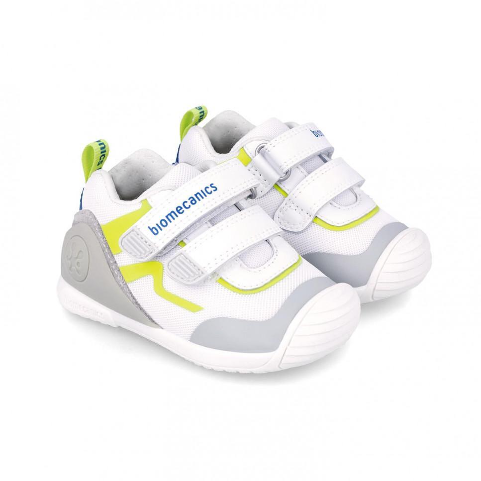Обувки За Прохождане №18 23 Sport Blanco Y Pistacho Biomecanics