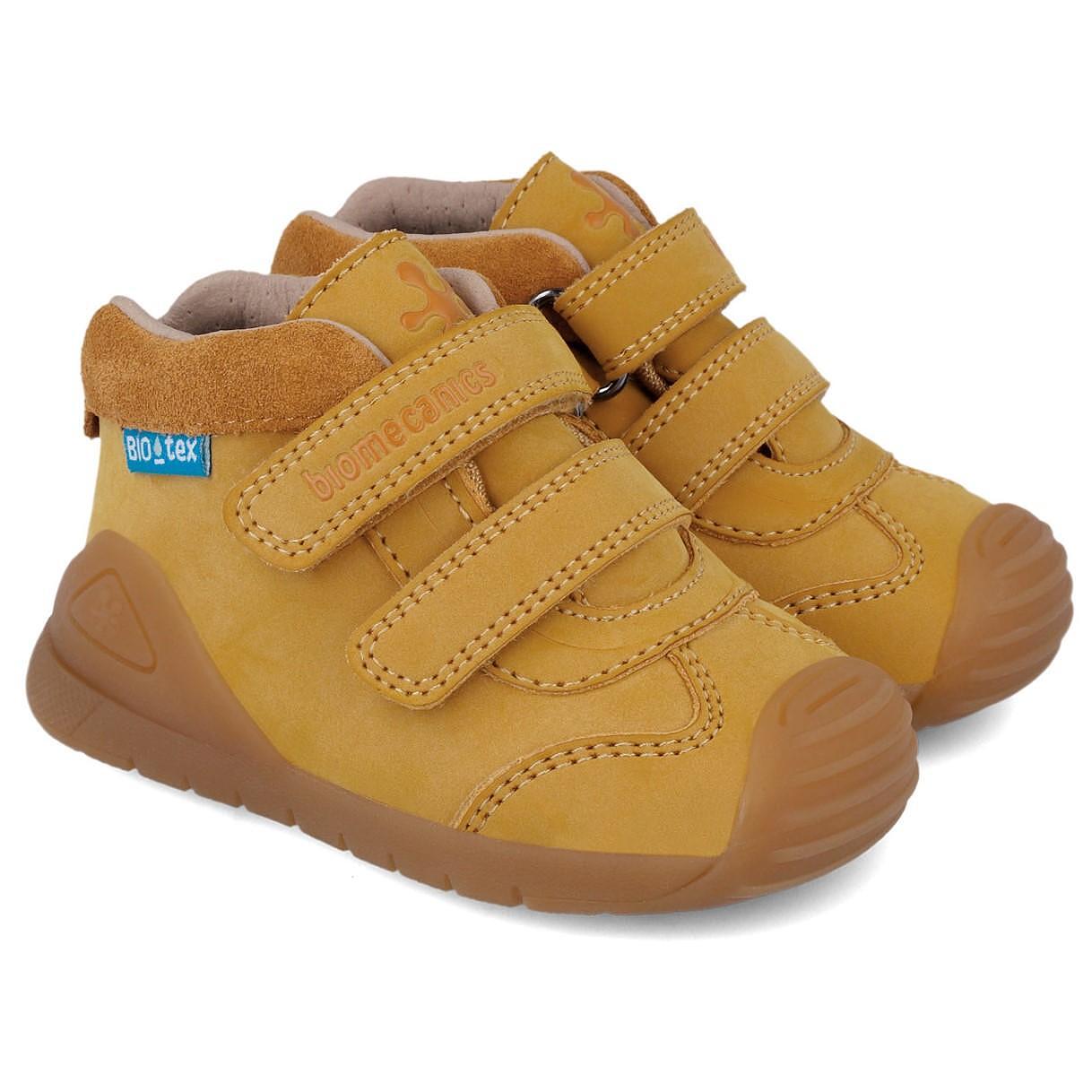 Обувки За Прохождане №18 24 Nobuck Camel 251134 C781 Biomecanics