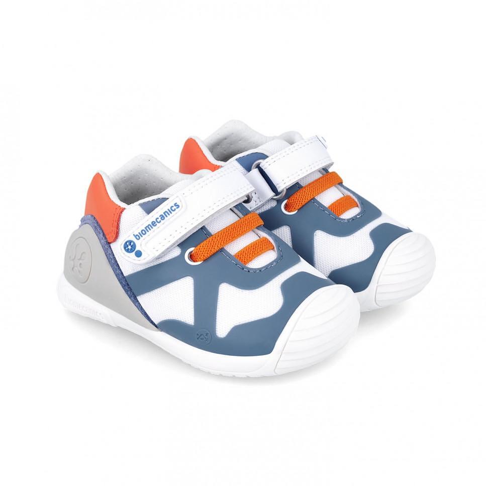 Обувки За Прохождане №18 24 Sport Blanco Y Naranja Biomecanics