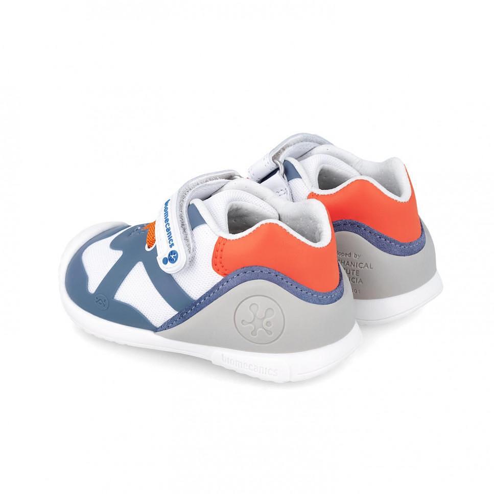 Обувки За Прохождане №18 24 Sport Blanco Y Naranja Biomecanics