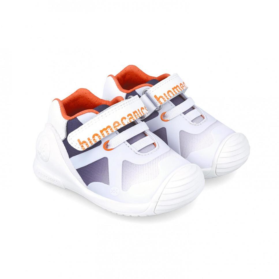 Обувки За Прохождане №18 24 Sport Blanco Y Ocean Biomecanics