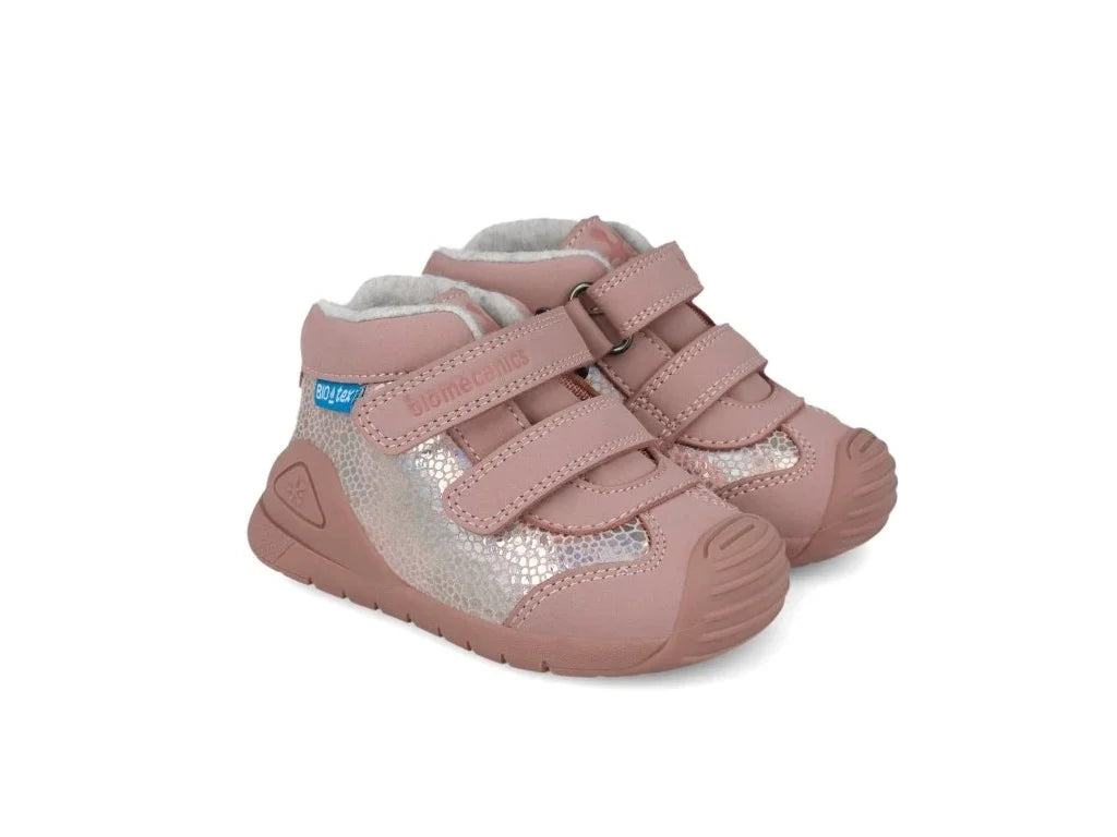 Обувки За Прохождане №19 24 Botin Tex Nobuck Rosa 251134 D032fb Biomecanics