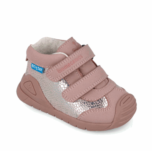 Обувки За Прохождане №19 24 Botin Tex Nobuck Rosa 251134 D032fb Biomecanics