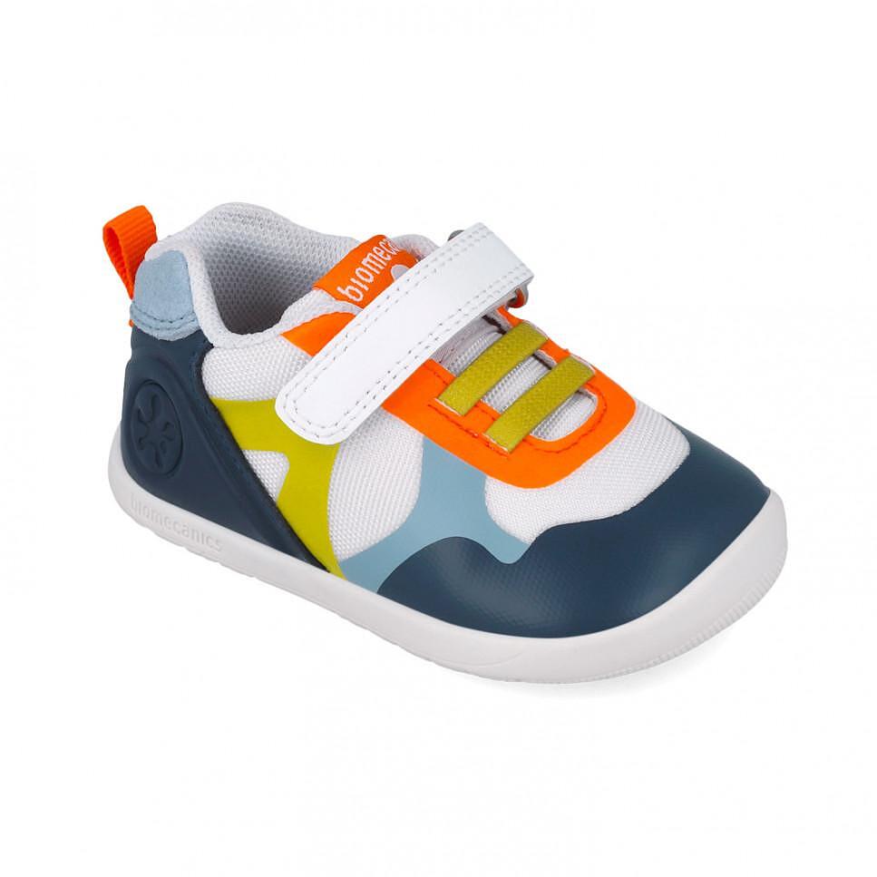 Обувки За Прохождане №19 24 Zapato Sport Blanco Y Ocean Regilla Biomecanics