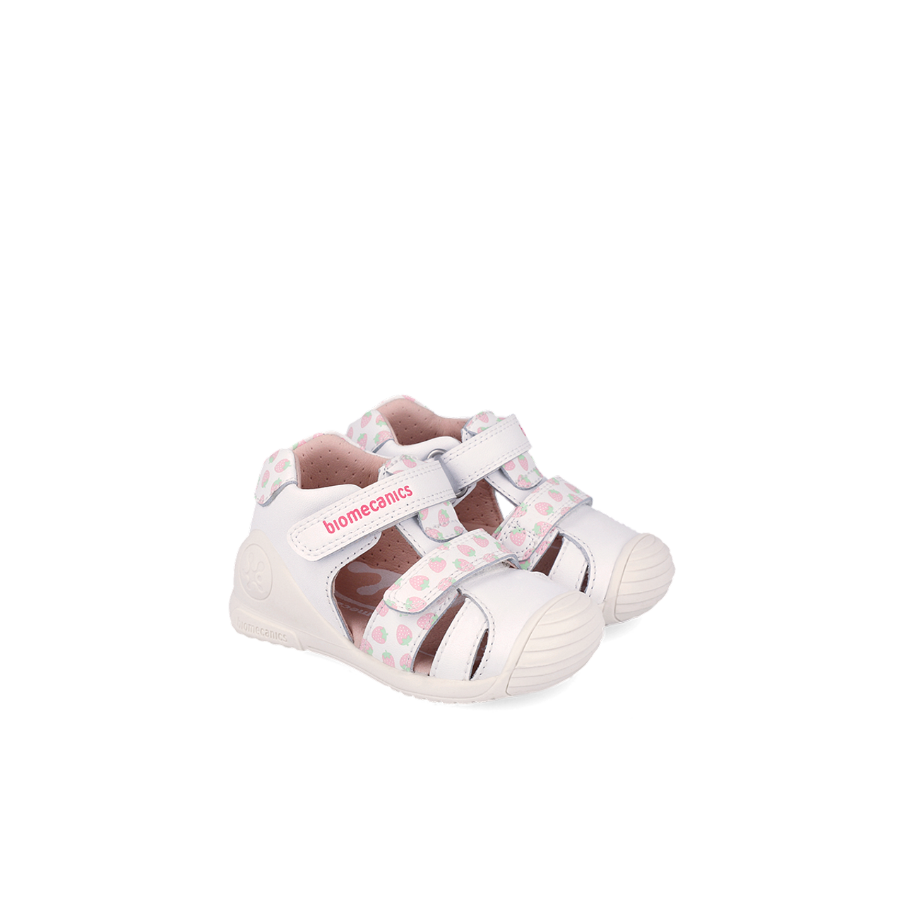 Сандали За Прохождане №18 24 Sandalia Estampada Napa Blanco 262107 B050 Biomecanics