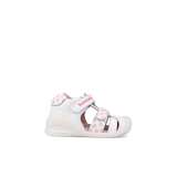 Сандали За Прохождане №18 24 Sandalia Estampada Napa Blanco 262107 B050 Biomecanics