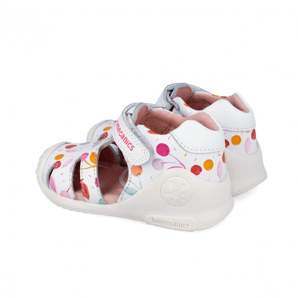 Сандали За Прохождане №19 24 Sandalia Estampada Napa Blanco Biomecanics