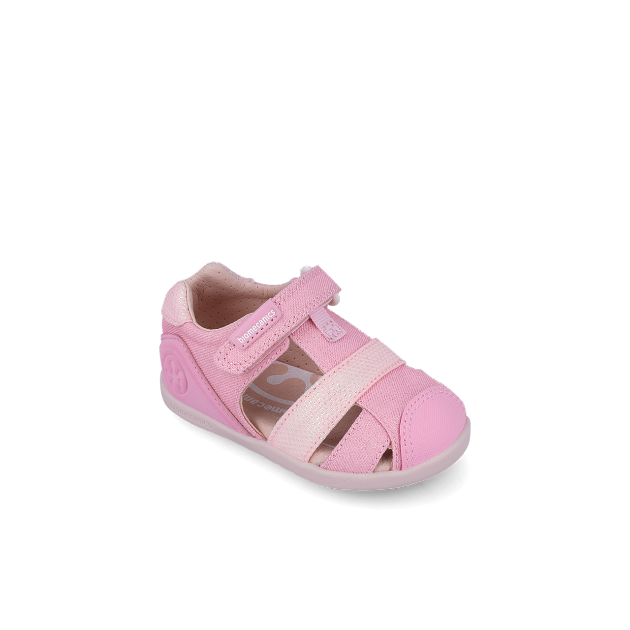 Сандали За Прохождане №19 24 Sandalia Lona Basica Pique Rosa 262194 A032 Biomecanics