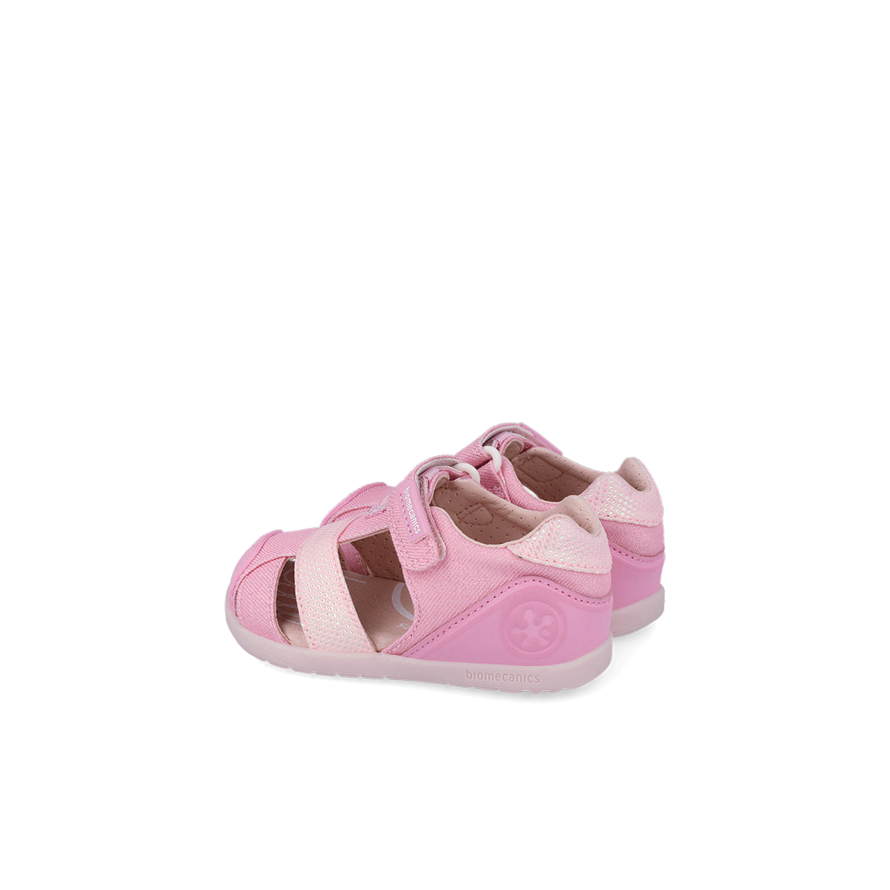 Сандали За Прохождане №19 24 Sandalia Lona Basica Pique Rosa 262194 A032 Biomecanics