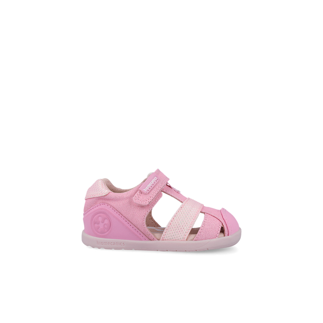 Сандали За Прохождане №19 24 Sandalia Lona Basica Pique Rosa 262194 A032 Biomecanics