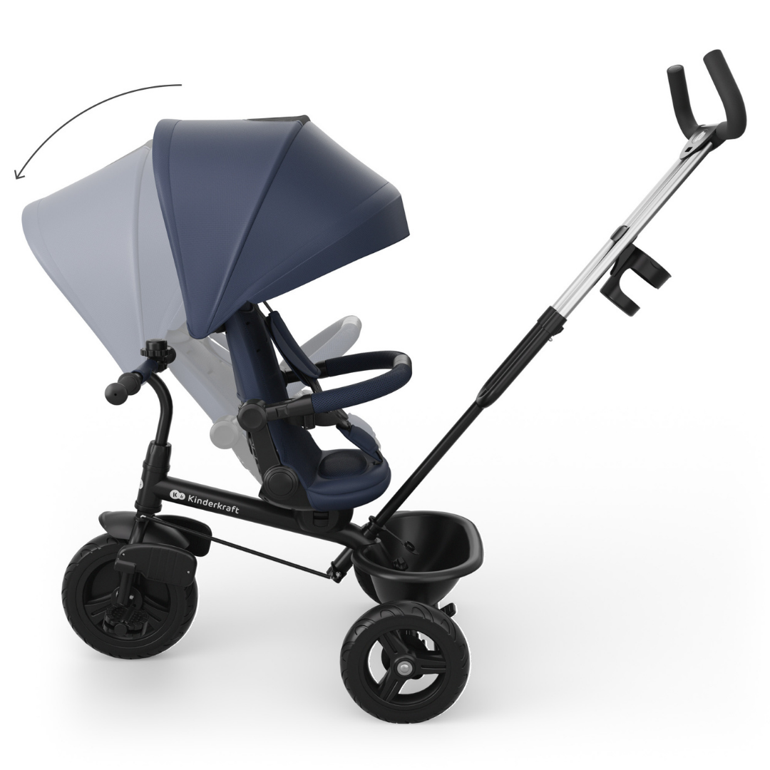 Aston 2 Plus Триколка Синя Kinderkraft