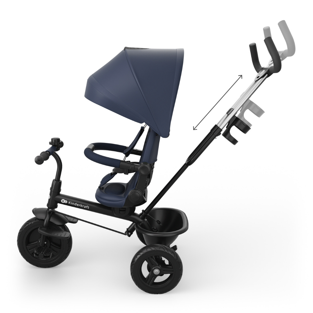 Aston 2 Plus Триколка Синя Kinderkraft