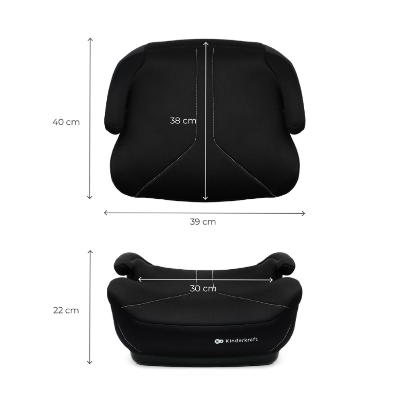 I Boost 2 I Size Столче За Кола Black Kinderkraft