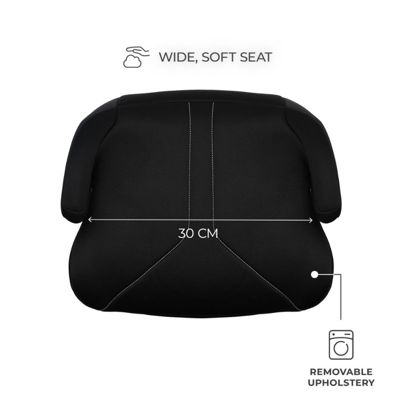 I Boost 2 I Size Столче За Кола Black Kinderkraft