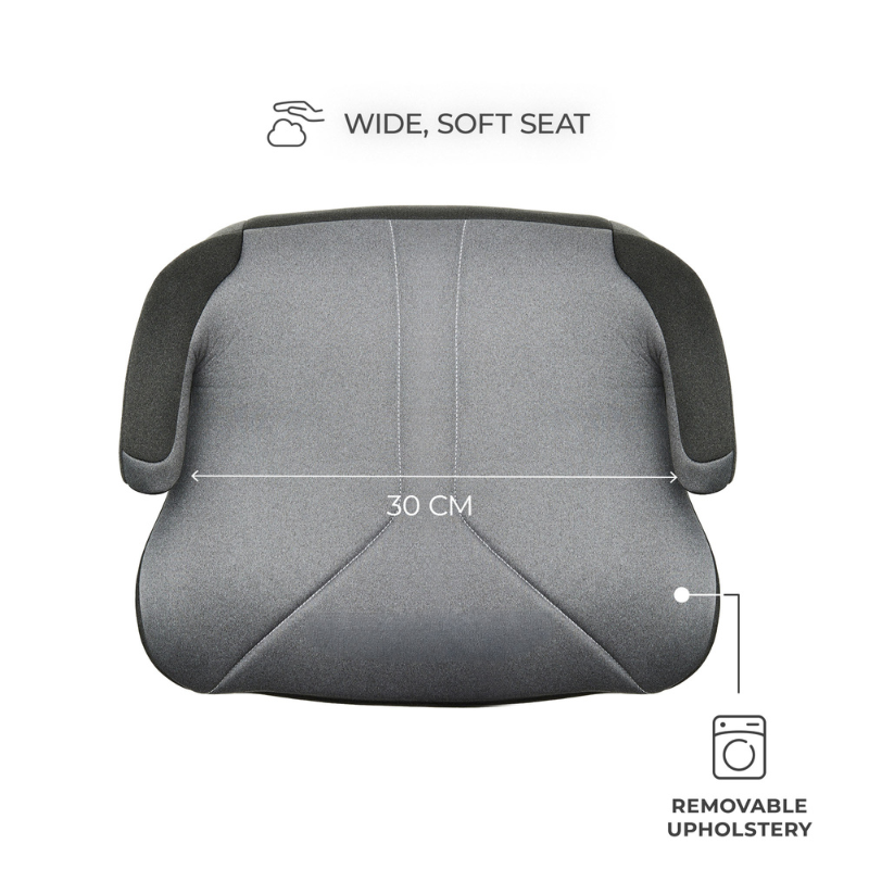 I Boost 2 I Size Столче За Кола Grey Kinderkraft