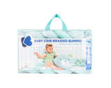 Плетен Плюшен Обиколник 180См 3 Плитки (12См) Mint --- BebeMama