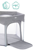 Tarc de joacă Fillikid Athen hexagonal, pliabil - gri