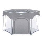 Tarc de joacă Fillikid Athen hexagonal, pliabil - gri