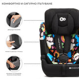Бустерна Седалка Kinderkraft Comfort Up I-Size, Happy Shapes --- BebeMama