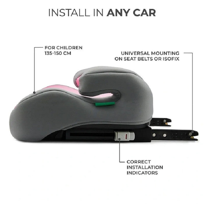 Бустерна Седалка Kinderkraft I-Boost, Розова --- BebeMama