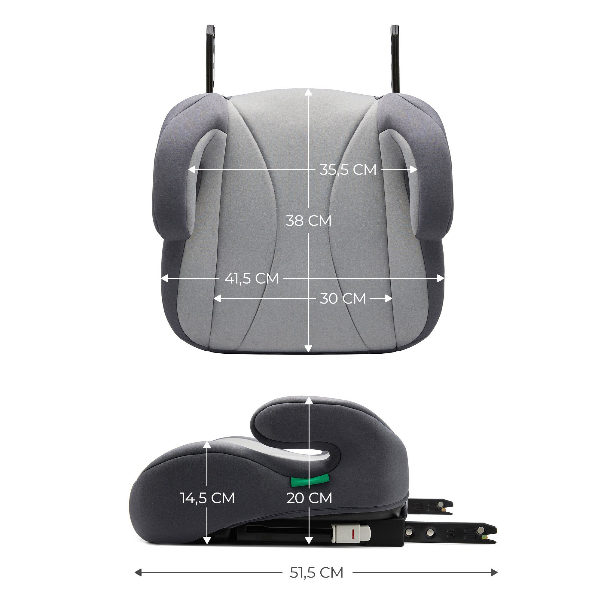 Бустерна Седалка Kinderkraft I-Boost, Сива --- BebeMama