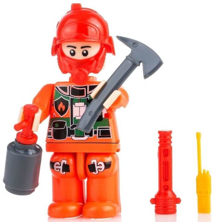 Пожарникар С Подвижни Стави С Обурудване 12X14X4