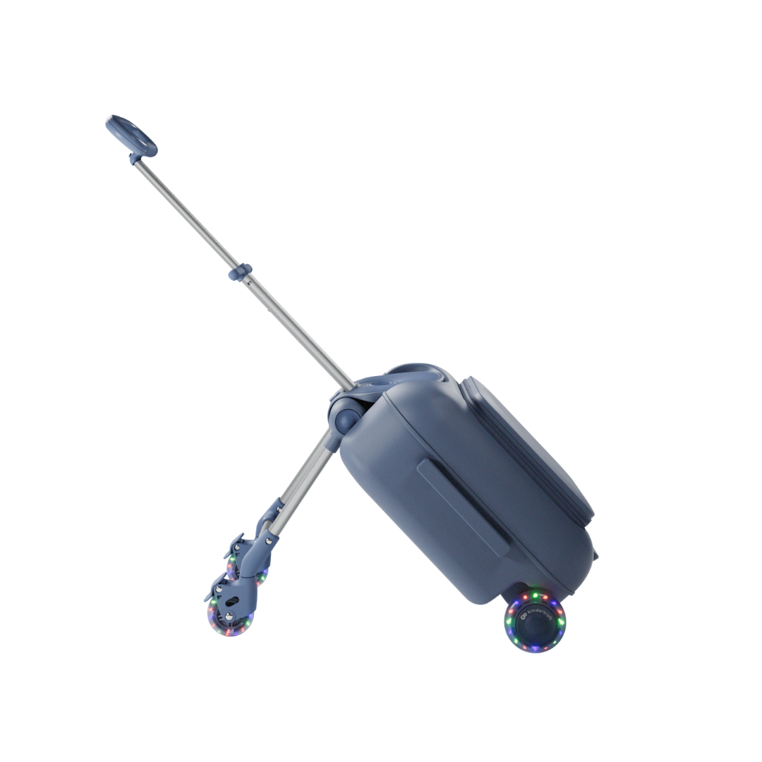 Cabby Куфар Със Седалка Blue Kinderkraft