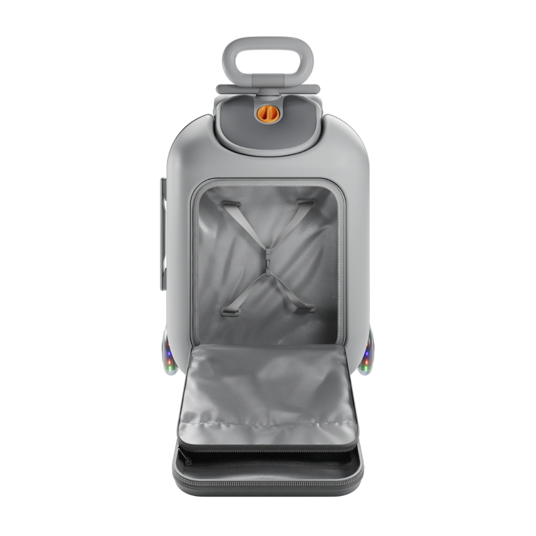 Cabby Куфар Със Седалка Grey Kinderkraft