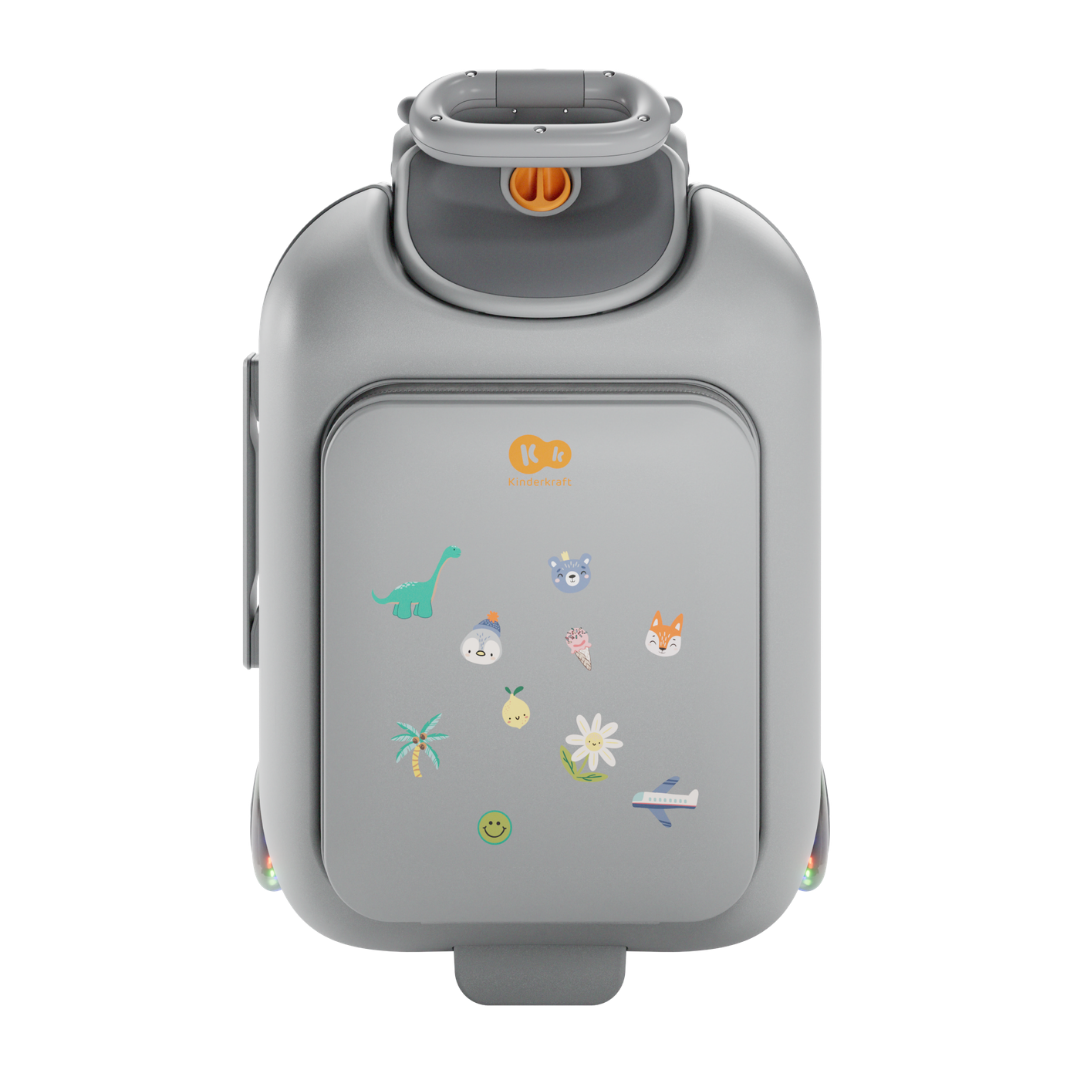 Cabby Куфар Със Седалка Grey Kinderkraft