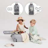Cabby Куфар Със Седалка Grey Kinderkraft