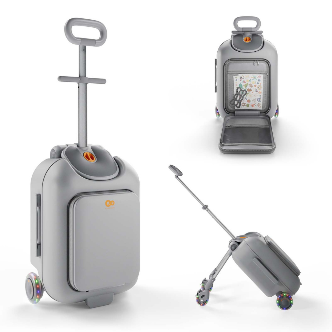 Cabby Куфар Със Седалка Grey Kinderkraft